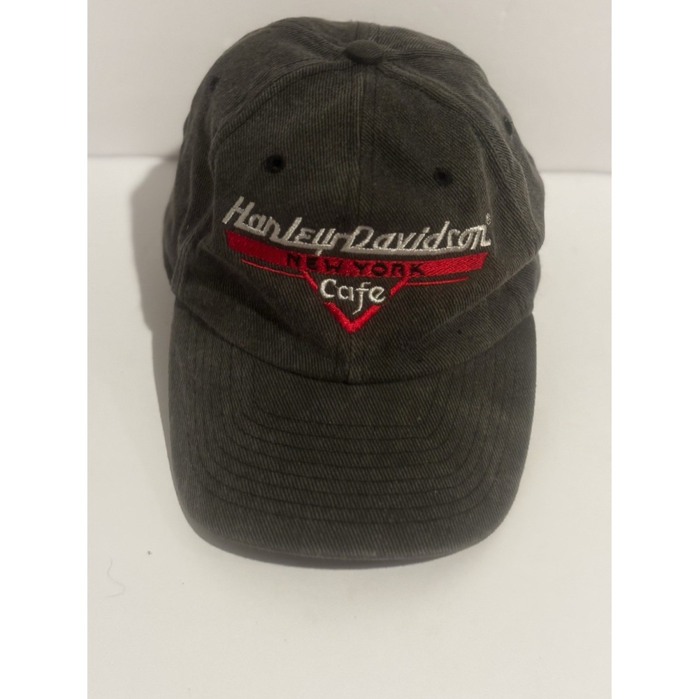 VTG Official Harley Davidson New York Cafe Adjustable Cap Hat Ride Free